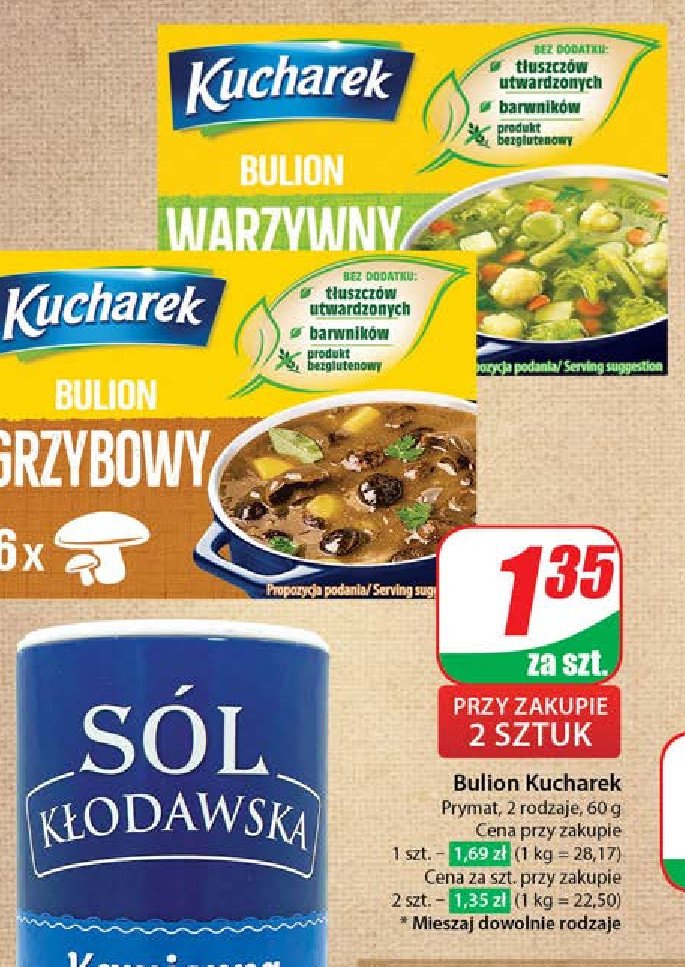 Bulion warzywny Kucharek promocja
