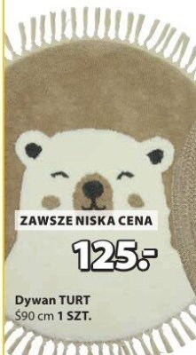 Dywan TURT Ø90 cm promocja w Jysk
