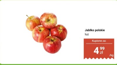 Jabłko polskie promocja w Biedronka