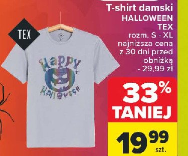 T-shirt damski rozm. s-xxl Tex promocja w Carrefour