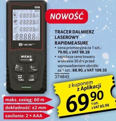 Tracer dalmierz laserowy RapiDmeasure promocja w Selgros