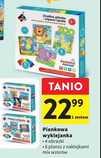 Piankowa wyklejanka - zmyślna głowka - zręczna rączka Askato promocja