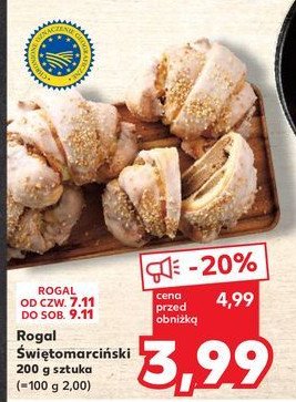 Rogal świętomarciński promocja