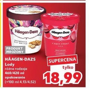 Lody macaron strawberry & rasberry Haagen-dazs promocja