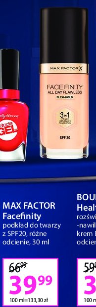 Podkład spf 20 Max factor face finity all day flawless promocja