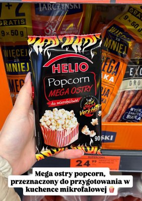 Popcorn do mikrofali promocja w Biedronka