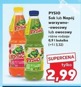 Sok marchew-jabłko-malina Pysio promocja