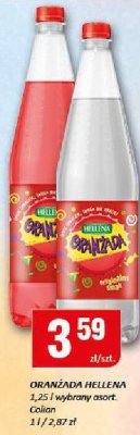 Napój oranżada Hellena różne smaki 1l promocja w Chorten