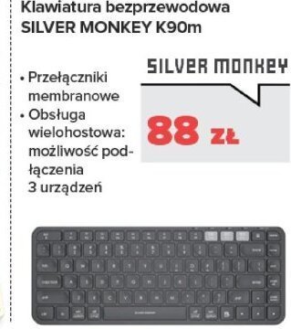 Klawiatura bezprzewodowa K90m promocja w NEONET