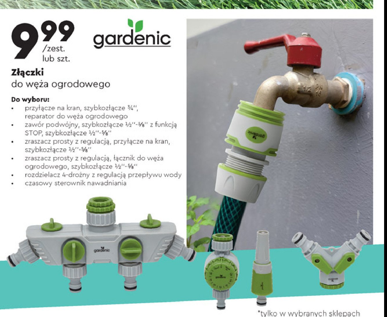 Rozdzielacz 4-drożny Gardenic promocja