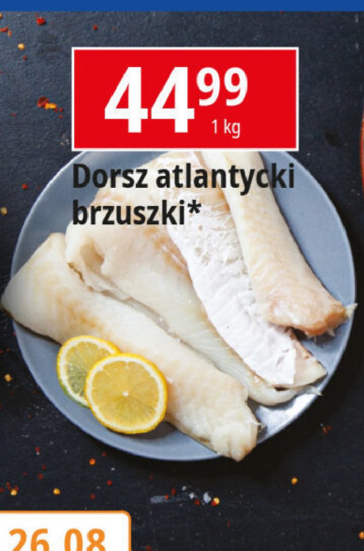 Dorsz atlantycki brzuszki promocja