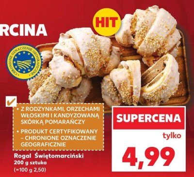 Rogal Świętomarciński promocja w Kaufland