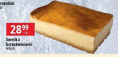 Sernik z brzoskwini膮 CIASTA DOMOWE W脫JCIK promocja