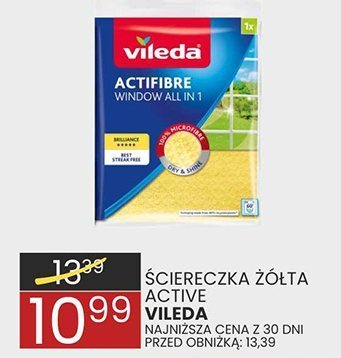 Ściereczka żółta active VILEDA promocja w Wafelek