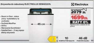 Zmywarka do zabudowy EEM43201L promocja w NEONET