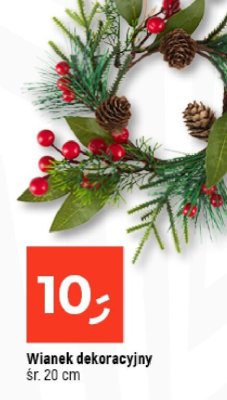 Wianek dekoracyjny śr. 20 cm promocja w Dealz