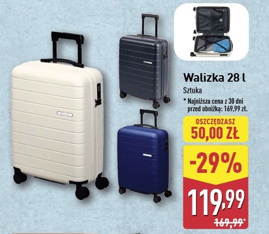 Walizka 28 l promocja