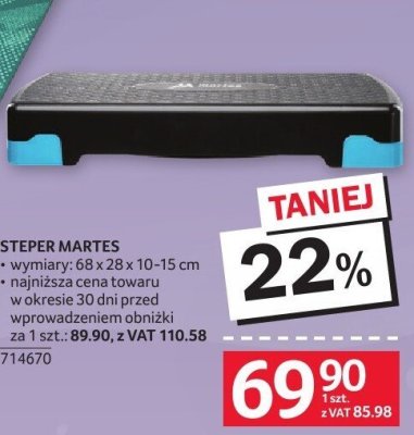 Steper Martes 68 x 28 x 10-15 cm promocja w Selgros