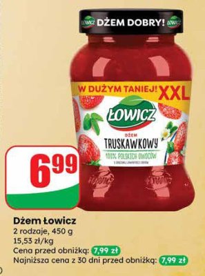 Dżem 2 rodzaje promocja w Dino