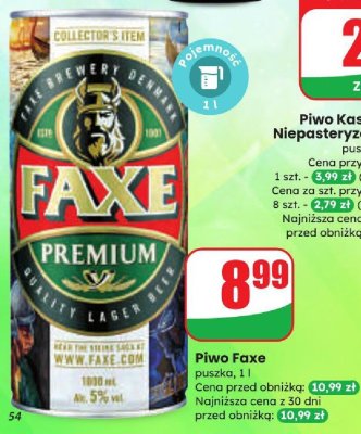 Piwo promocja w Dino