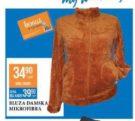 Bluza damska mikrofibra promocja