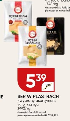 Ser w plastrach wybrany asortyment SM Ryki promocja w Chata Polska