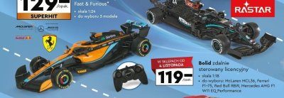 Bolid zdalnie sterowany, różne modele promocja w Biedronka