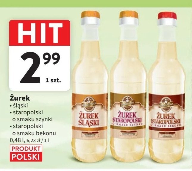 Żurek staropolski o smaku bekonu Kuchnia polska promocja