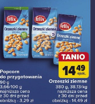 Orzechy ziemne prażone bez soli Felix promocja