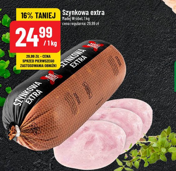 Szynkowa Madej & wróbel promocja