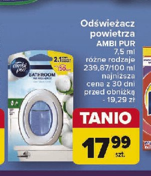 Odświeżacz powietrza japan tatami Ambi pur bathroom promocja