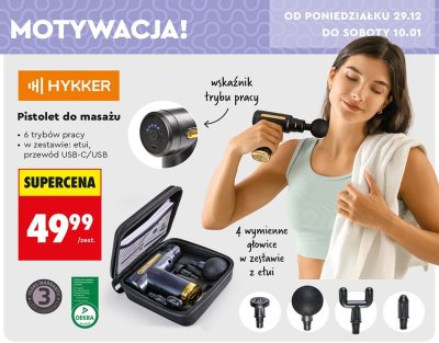 Pistolet do masażu HYKKER promocja w Biedronka
