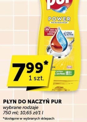 Płyn do naczyń Pur promocja w ABC