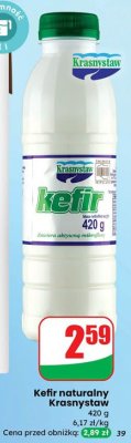Kefir naturalny Krasnystaw promocja w Dino