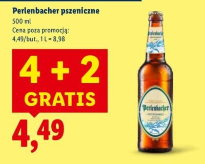 Piwo Perlenbacher pszeniczne promocja w Lidl