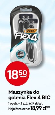 Maszynka do golenia Flex 4 BIC promocja w Żabka