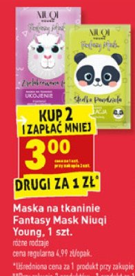 Maseczka do twarzy słodka pandziula Niuqi young promocja