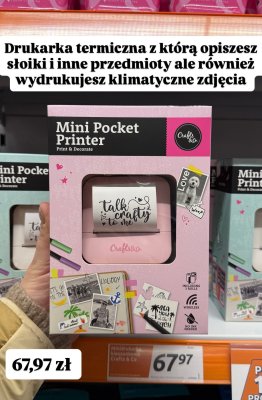 Mini drukarka termiczna promocja w Action
