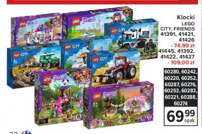 Buldożer Lego city promocja w Auchan