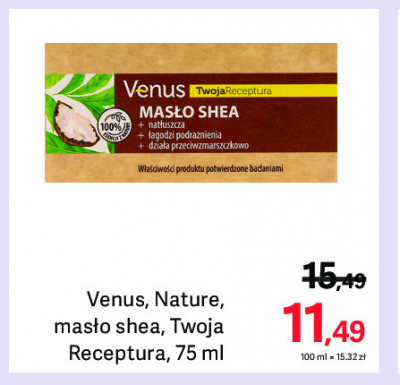 Mas艂o shea Venus nature promocja