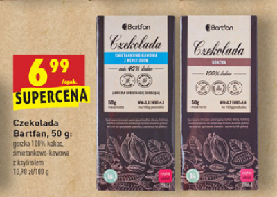 Czekolada gorzka 100% promocja