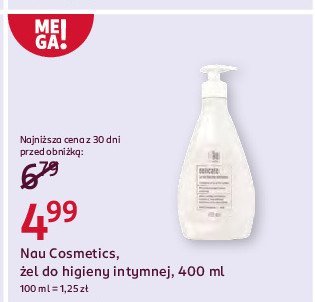 Żel do higeny intymnej delicate Nau cosmetics promocja