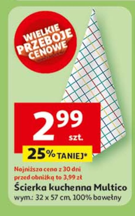 Ściereczka kuchenna promocja w Auchan