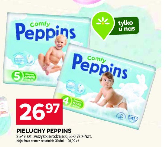 Pieluchy junior 5 Peppins comfy promocja