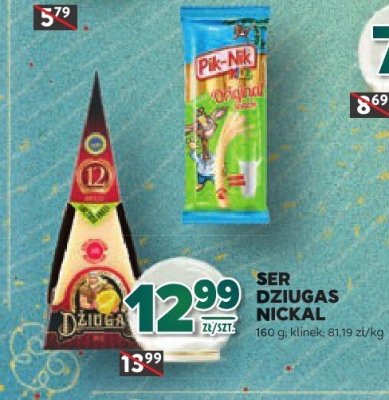 Ser Dziugas Nickal promocja w Stokrotka
