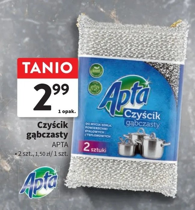 Czyścik do płyn indukcyjnych Apta promocja w Intermarche