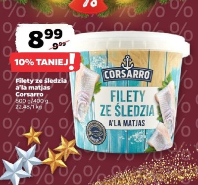 Filety ze śledzia a'la matjas  promocja w Netto