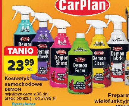 Wosk na mokro demon shine Carplan promocja