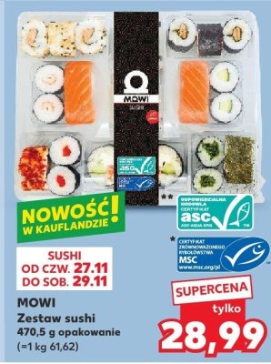 Zestaw sushi MOWI promocja w Kaufland