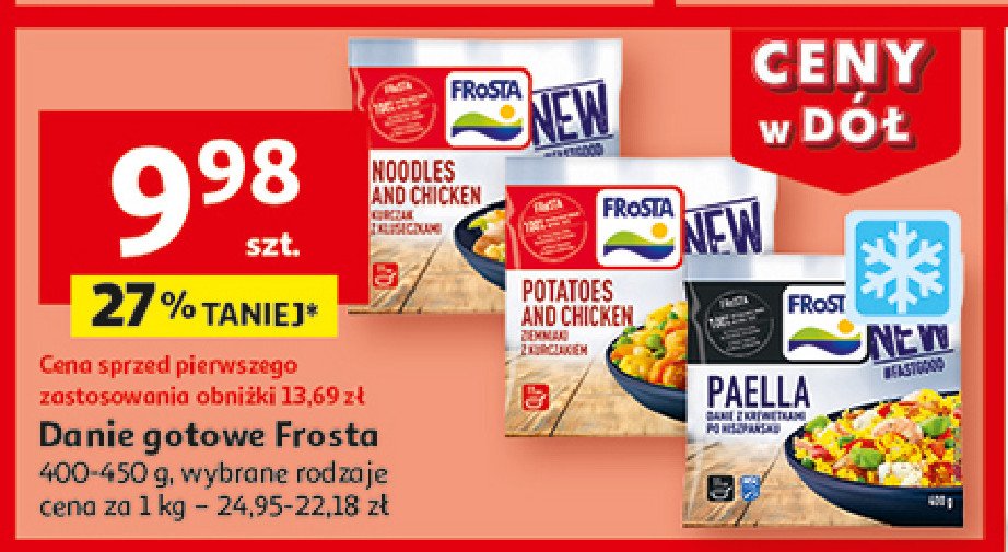 Chicken paella Frosta promocja